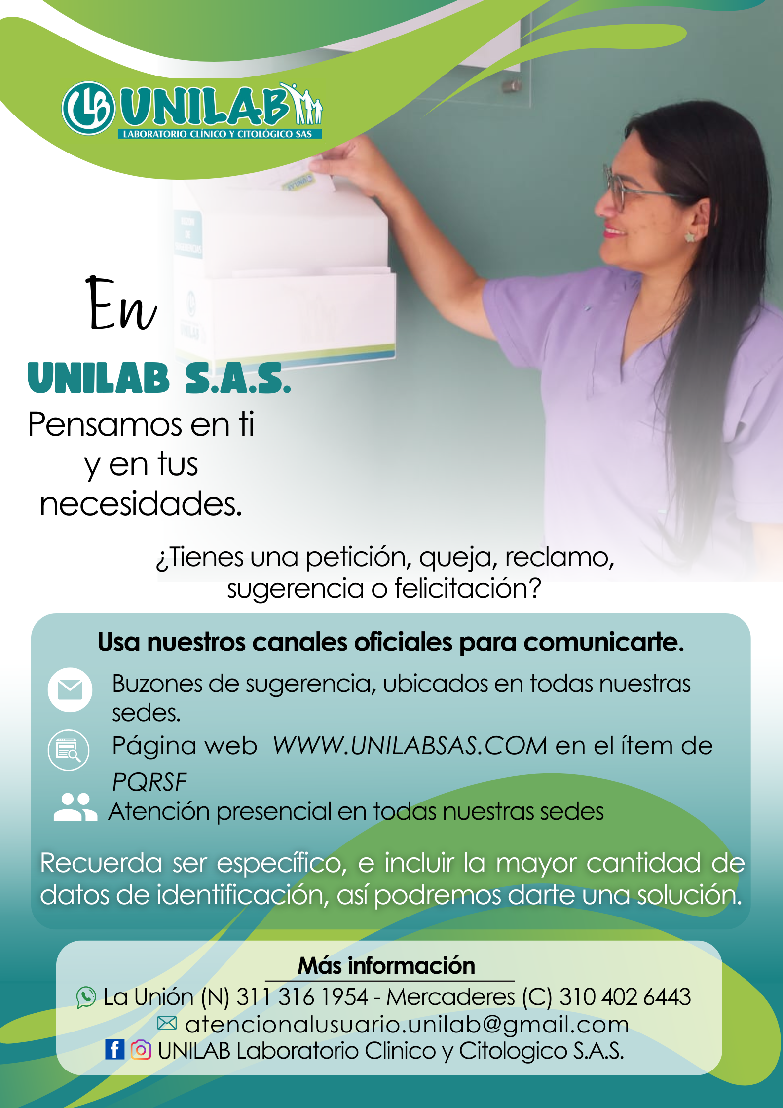 PTLL CANALES DE PQRSF